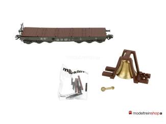 Marklin H0 84866 Zware platte wagen met bel MHI - Modeltreinshop