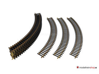 Fleischmann rail 6020 Gebogen rail R=25 60° 11 stuks - Modeltreinshop