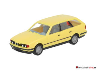 Herpa H0 020961 BMW 525i Touring geel - Modeltreinshop