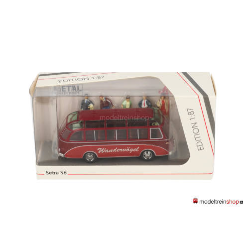 Schuco H0 26692 Setra S6 Die Wandervögel & 5 figuren - Modeltreinshop