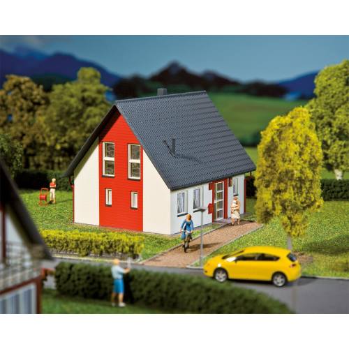 Faller HO 130315 Eengezinswoning Rood - Modeltreinshop