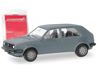 Herpa H0 012195-009 VW Golf II 4d Grijs - bouwpakket - Modeltreinshop