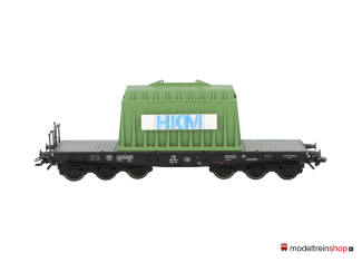 Marklin H0 48668 V01 Zware platte wagen met thermische kap - Modeltreinshop