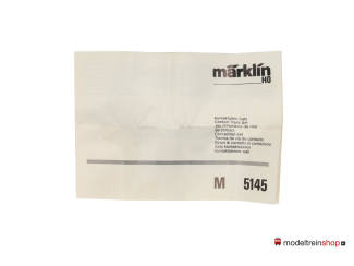 Marklin M Rail H0 5145 Contactrailset - Modeltreinshop
