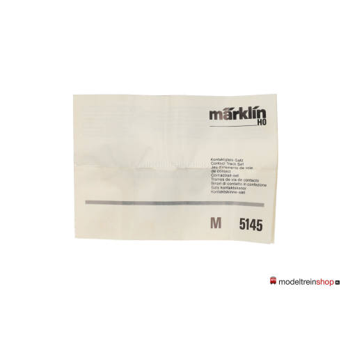 Marklin M Rail H0 5145 Contactrailset - Modeltreinshop