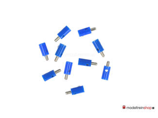 Marklin H0 7130 Blauw Pluggen 10 stuks - Modeltreinshop