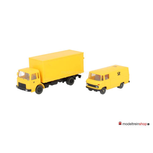 Wiking H0 autoset 245 2x Auto Truck - Modeltreinshop