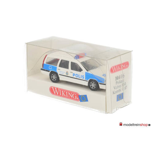 Wiking H0 10406 Volco 850 Kombi Polizei - Polis - Modeltreinshop