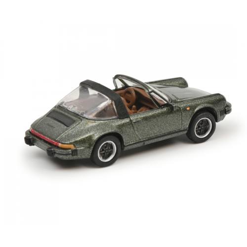 Schuco H0 26703 Porsche 911 Carera 3.2 Targa groen - Modeltreinshop