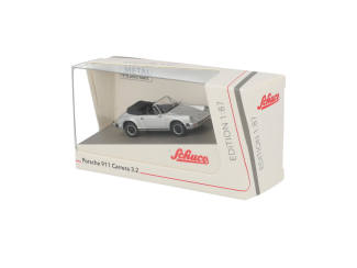 Schuco H0 26710 Porsche 911 Carrera 3.2 Zilver - Modeltreinshop