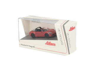 Schuco H0 26709 Porsche 911 Targa 45 Rood - Modeltreinshop