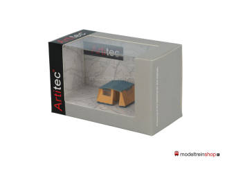 Artitec N 316.117 Bungalow tent kant en klaar resin, geverfd - Modeltreinshop