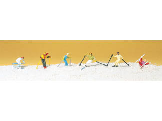 Preiser H0 10313 Afdalende skieers - Modeltreinshop