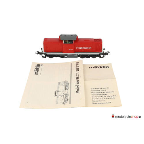 Marklin H0 29750 01 Diesel Locomotief BR 212 Brandweer - Modeltreinshop