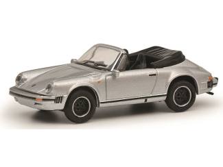 Schuco H0 26710 Porsche 911 Carrera 3.2 Zilver - Modeltreinshop