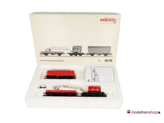 Marklin H0 46716 Digitale Brandweer Bergkraan Set Digitaal - Modeltreinshop