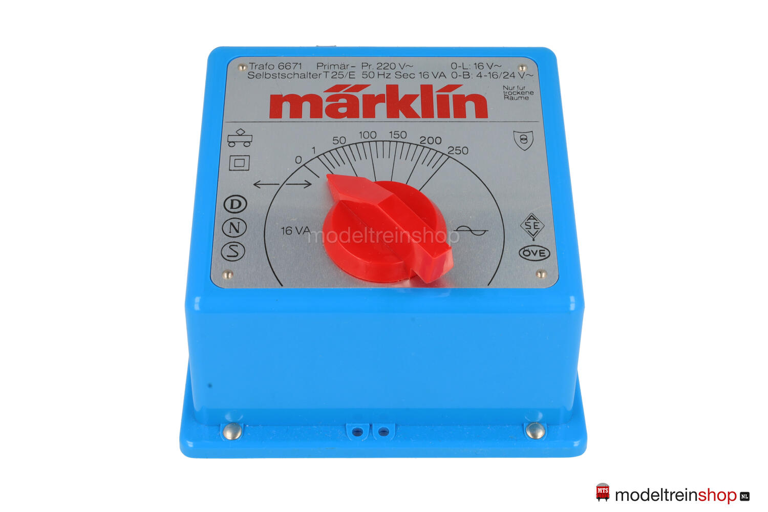 Marklin 6671 Transformator 16volt – 16Va - Modeltreinshop