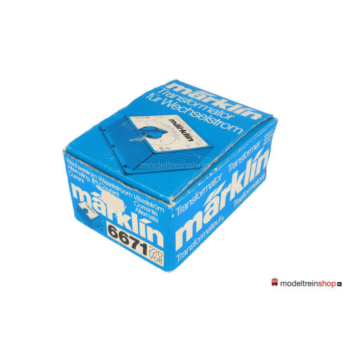 Marklin 6671 Transformator 16volt – 16Va - Modeltreinshop