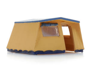 Artitec N 316.117 Bungalow tent kant en klaar resin, geverfd - Modeltreinshop