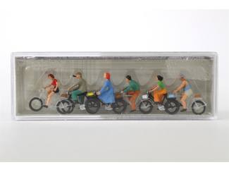 Preiser H0 10091 Fietsers - Modeltreinshop