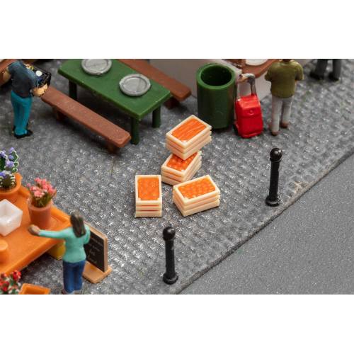 Faller H0 180868 Marktkratten met groenten - Modeltreinshop