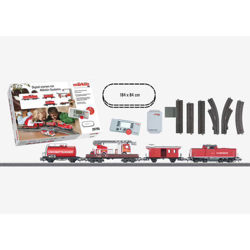 Marklin H0 29755 Digital-startset Brandweer - Modeltreinshop