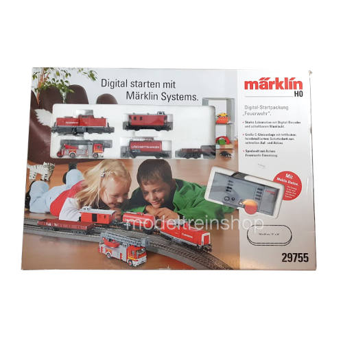 Marklin H0 29755 Digital-startset Brandweer - Modeltreinshop