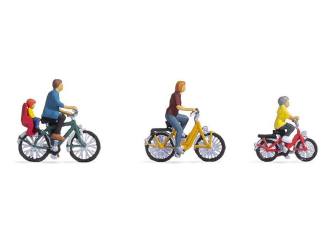 Noch H0 15909 Familie op de fiets - Modeltreinshop