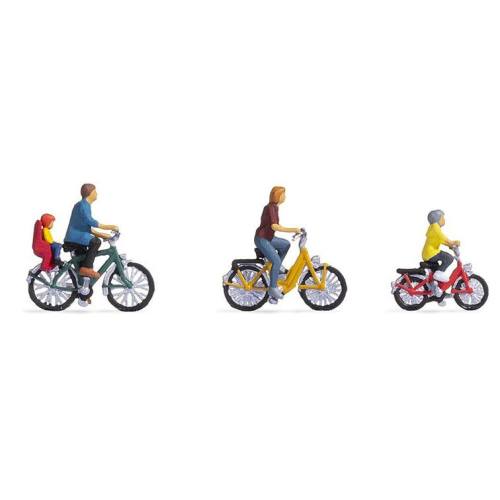 Noch H0 15909 Familie op de fiets - Modeltreinshop