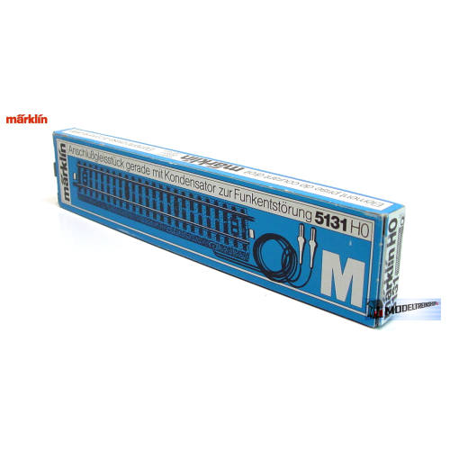 Marklin M Rail H0 5111 5131 - Aansluitrail Recht 1/1 met condensator - Modeltreinshop