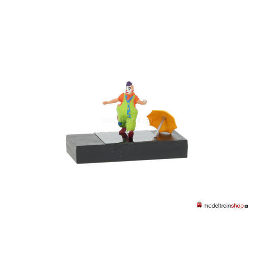 Preiser H0 29001 Circus Clown met Paraplu kapot - Modeltreinshop