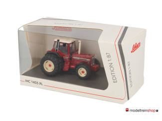 Schuco H0 26697 Tractor IHC 1455 XL Rood - Modeltreinshop