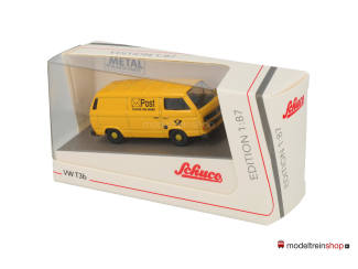 Schuco H0 26712 VW T3 DBP geel - Modeltreinshop