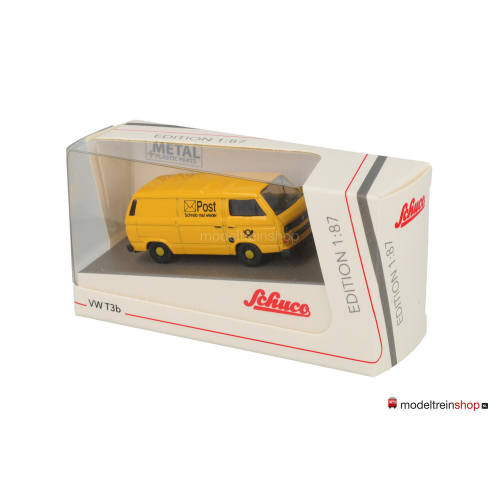 Schuco H0 26712 VW T3 DBP geel - Modeltreinshop