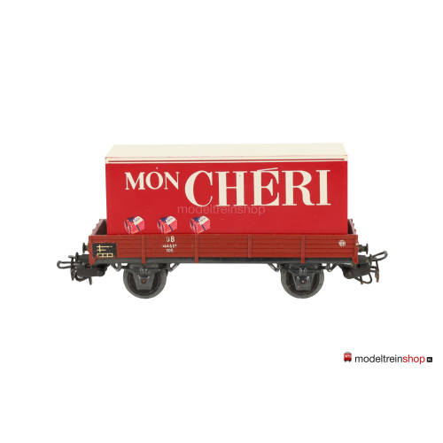 Marklin H0 4503 Lageboodwagen X 05 / Klms 440 met container Mon Cheri - Modeltreinshop
