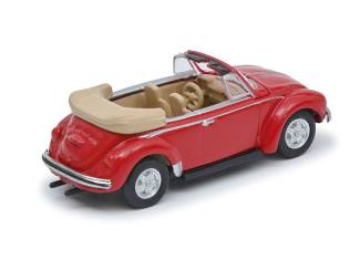 Schuco H0 26705 VW Kever Cabrio rood - Modeltreinshop