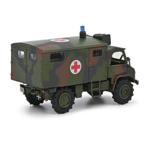 Schuco H0 26670 Mercedes Benz Unimog S404 Sanka - Modeltreinshop