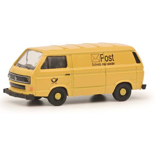 Schuco H0 26712 VW T3 DBP geel - Modeltreinshop