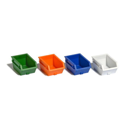 Busch H0 7752 4 overslagcontainers 1,5 m³ - Modeltreinshop