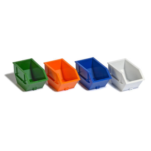 Busch H0 7753 4 overslagcontainers 2,5 m³ - Modeltreinshop