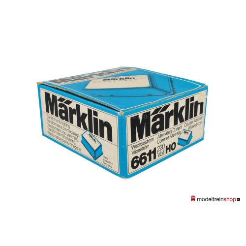 Marklin 6611 Licht transformator 220 volt - Modeltreinshop