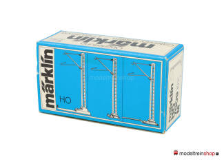 Marklin M rail H0 7009 V3 Aansluit Bovenleiding mast 10 stuks in ovp - Modeltreinshop