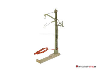 Marklin M rail H0 7012 V1 Aansluitmast met 7020 Rijdraadspanner - Modeltreinshop