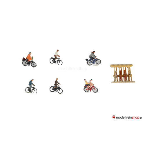 Merten N zittende, lopende en fietsende figuren - Modeltreinshop