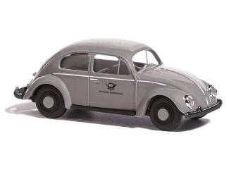 Busch H0 52964 VW Kever ovaal raam grijs DBP 1955 - Modeltreinshop