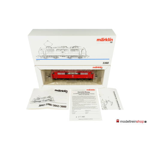 Marklin H0 3360 V1 Electrische Locomotief BR 111 DB - Modeltreinshop