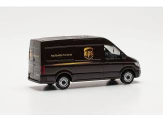 Herpa H0 097123 MAN eTGE HD UPS (NL) - Modeltreinshop