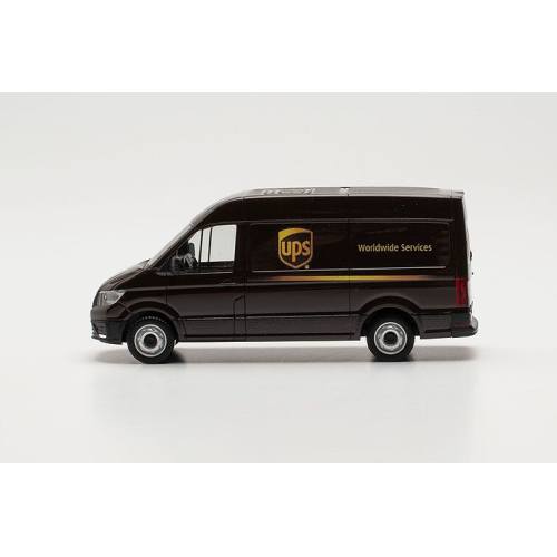 Herpa H0 097123 MAN eTGE HD UPS (NL) - Modeltreinshop