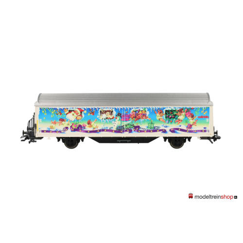 Marklin H0 94007 schuifwandwagen Fröhliche Weihnachten 1996 Kerstwagen - Modeltreinshop