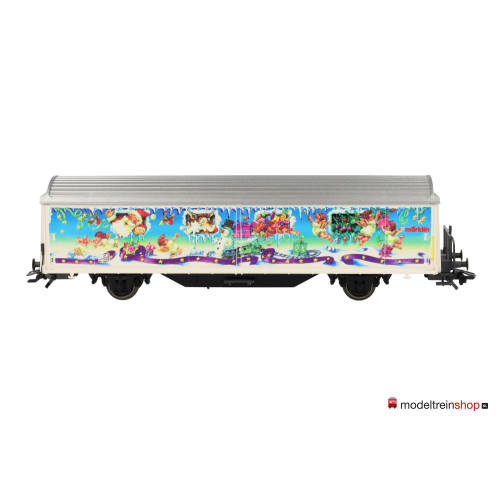 Marklin H0 94007 schuifwandwagen Fröhliche Weihnachten 1996 Kerstwagen - Modeltreinshop